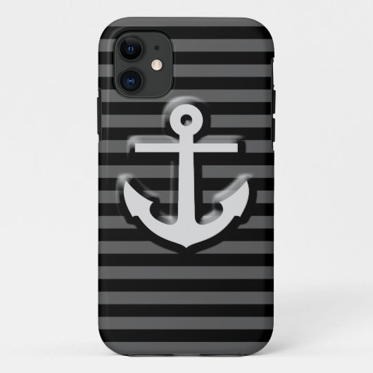 Anchor-Streifen Case-Mate iPhone Hülle (Rückseite)