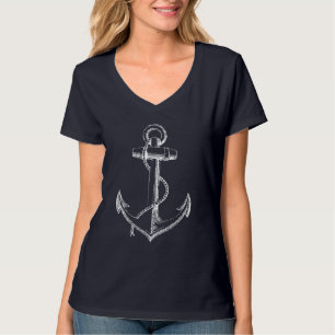Anchor Tattoo Style Image T-Shirt