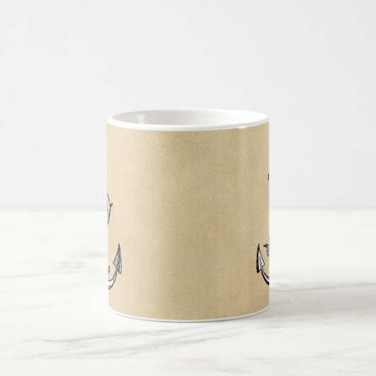 Anchor und Dolphin - Festina Lente Kaffeetasse (Mittel)