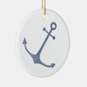 Anchor Watercolor Keramik Ornament (Rechts)