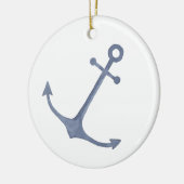 Anchor Watercolor Keramik Ornament (Links)