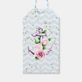 Anchor Watercolor Personalisierte Geschenkmarke Geschenkanhänger