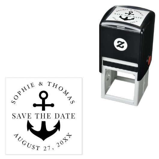 Anchor Wedding Save the Date Permastempel (Beispiel)