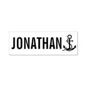 Anchor with Name Signature Stamp Permastempel (Design)