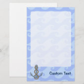 Anchor with Rope Briefpapier (Vorne/Hinten)
