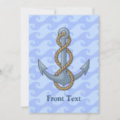 Anchor with Rope Einladung (Vorderseite)