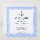 Anchor with Rope Einladung (Rückseite)