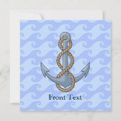 Anchor with Rope Einladung (Vorderseite)