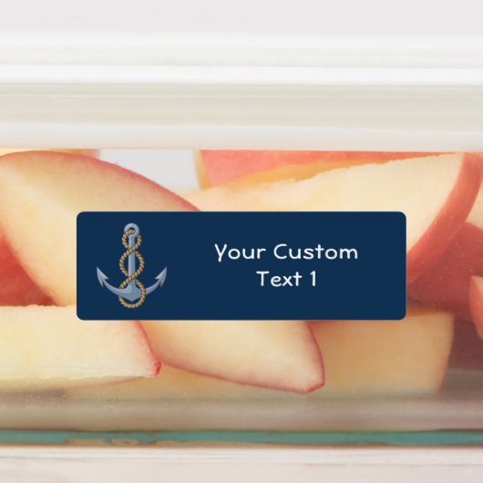 Anchor with Rope Etiketten (Befestigt)