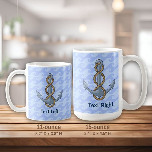Anchor with Rope Kaffeetasse