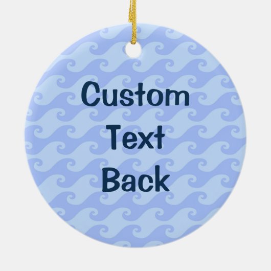 Anchor with Rope Keramik Ornament (Hinten)