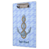 Anchor with Rope Klemmbrett (Links)