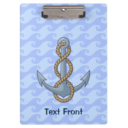 Anchor with Rope Klemmbrett (Vorderseite)