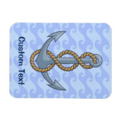 Anchor with Rope Magnet (Horizontal)