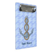 Anchor with Rope Mini Klemmbrett (Schrägansicht)