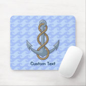 Anchor with Rope Mousepad (Mit Mouse)