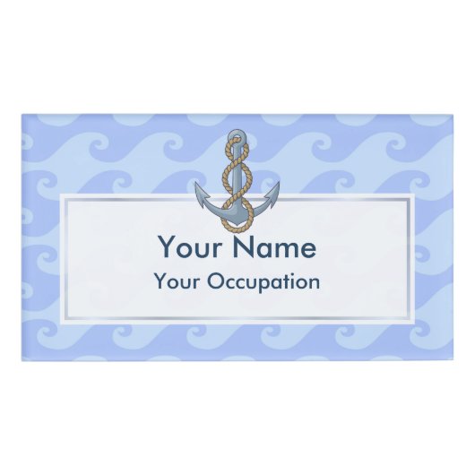 Anchor with Rope Namenschild (Vorderseite)