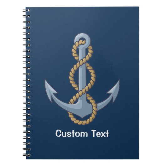 Anchor with Rope Notizblock (Vorderseite)