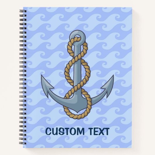 Anchor with Rope Notizblock (Vorderseite)