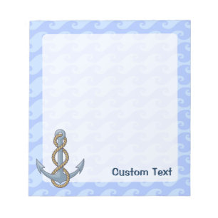 Anchor with Rope Notizblock