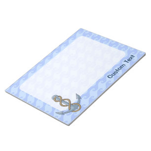 Anchor with Rope Notizblock