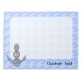 Anchor with Rope Notizblock (Vorderseite)