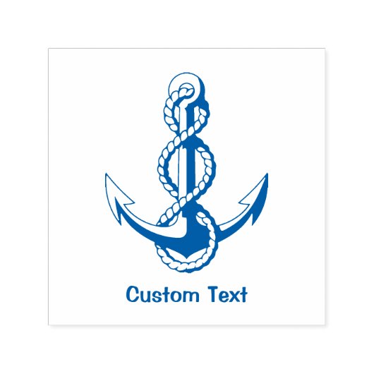 Anchor with Rope Permastempel (Design)