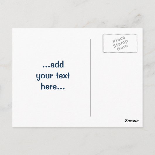 Anchor with Rope Postkarte (Rückseite)