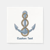 Anchor with Rope Serviette (Vorderseite)