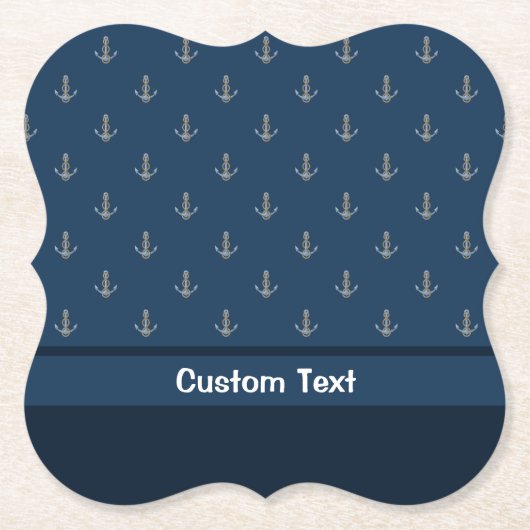 Anchor with Rope Untersetzer (Vorderseite)