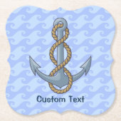 Anchor with Rope Untersetzer (Vorderseite)