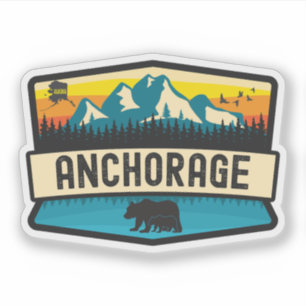 Anchorage, Alaska Aufkleber