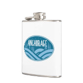 Anchorage Alaska Außenbereich Flachmann (Links)