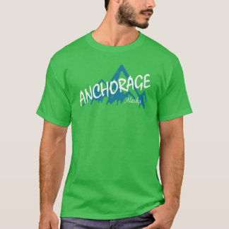 Anchorage Alaska Berge T-Shirt