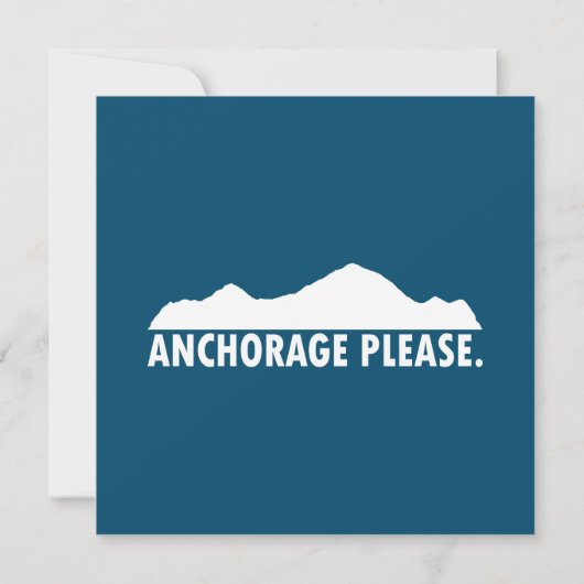 Anchorage Alaska Bitte (Rückseite)