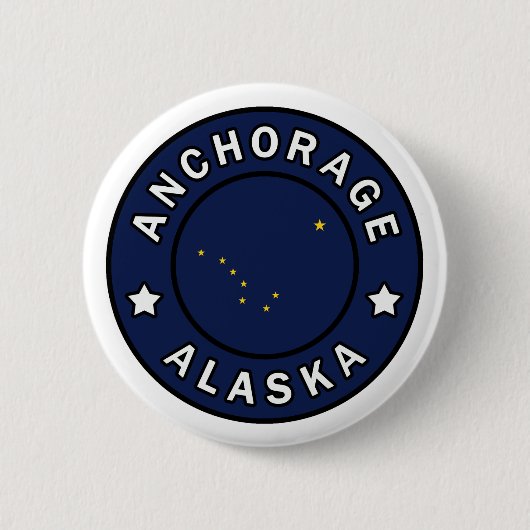 Anchorage Alaska Button (Vorderseite)