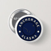 Anchorage Alaska Button (Vorne & Hinten)