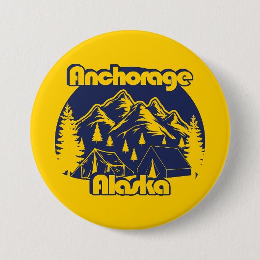 Anchorage Alaska Button (Vorderseite)