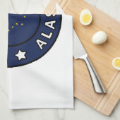 Anchorage Alaska Handtuch (Viertel Falte)