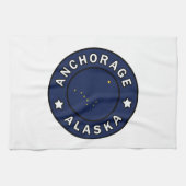 Anchorage Alaska Handtuch (Horizontal)