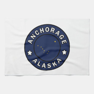 Anchorage Alaska Handtuch