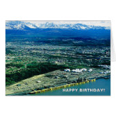 Anchorage Alaska Luftbild Geburtstag (Vorderseite (Horizontal))