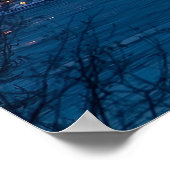 ANCHORAGE ALASKA NACHTHAFEN POSTER (Ecke)