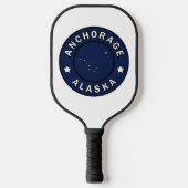 Anchorage Alaska Pickleball Schläger (Vorderseite)