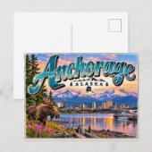 Anchorage, Alaska Postkarte (Vorne/Hinten)