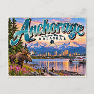 Anchorage, Alaska Postkarte