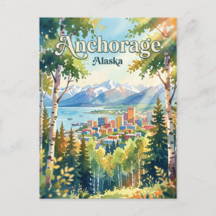 Anchorage Alaska Postkarte