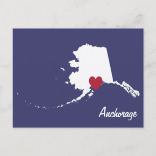 Anchorage Alaska Postkarte