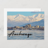 Anchorage Alaska Postkarte (Vorne/Hinten)