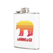 Anchorage Alaska Rainbow Bear Flachmann (Links)